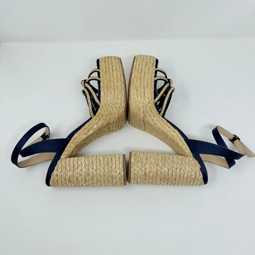 New Paloma Barcelo Mehla Ankle Strap Platform Sandal Sz 41